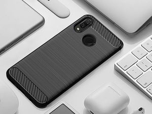 Etui Carbon do Huawei Y9 2019 czarny uniwersalny 3