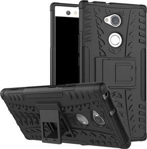 Etui Panzer Sony Xperia XA2 PLUS czarny+ szkło hartowane uniwersalny 1