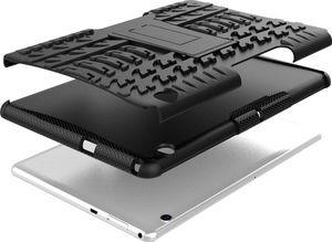 Etui na tablet Etui Panzer Huawei MediaPad T3 10 czarny + szkło hartowane uniwersalny 4