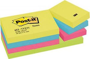 Post-it Post-It 653-TFEN 38x51mm 12x100 kart. paleta energetyczna 1