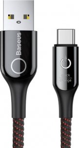 Kabel USB Baseus USB-A - USB-C 1 m Czarny (SB4763) 1