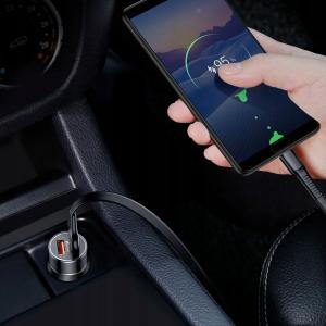 Ładowarka Baseus Samochodowa Do Zapalniczki 2xusb Qc3.0 - Czerwona 13