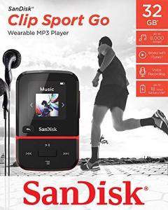 SanDisk Odtwarzacz MP3 Sansa Clip Sport Go 32GB czerwony (SDMX30-032G-G46R) 4
