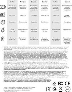SanDisk Odtwarzacz MP3 Sansa Clip Sport Go 32GB czerwony (SDMX30-032G-G46R) 5
