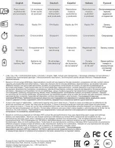 SanDisk Odtwarzacz MP3 Sansa Clip Sport Go 32GB czarno-niebieski (SDMX30-032G-G46B) 5