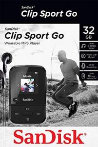SanDisk Odtwarzacz MP3 Sansa Clip Sport Go 32GB czarny (SDMX30-032G-G46K) 4
