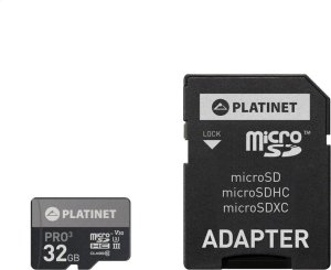 Karta Platinet Pro MicroSDHC 32 GB Class 10 UHS-III/U3 A1 V30 (PMMSD32UIII / 44003) 1