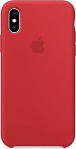 Apple iPhone XS Silicone Case (PRODUCT) RED 1