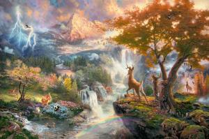 Schmidt Spiele Puzzle Thomas Kinkade: Bambi Disney (59486) 2