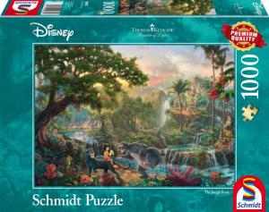 Schmidt Spiele Puzzle Thomas Kinkade: Disney Księga Dżungli (59473) 1