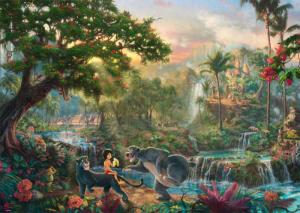 Schmidt Spiele Puzzle Thomas Kinkade: Disney Księga Dżungli (59473) 2