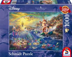 Schmidt Spiele Puzzle Thomas Kinkade: Mała syrenka Ariel (59479) 1