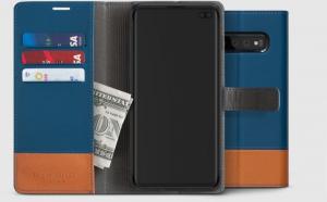 Ringke Etui Wallet Samsung Galaxy S10 Plus Navy & Brown 2