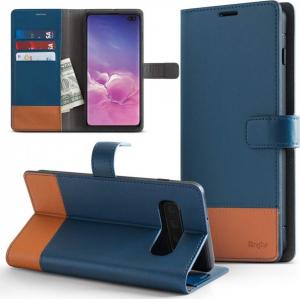 Ringke Etui Wallet Samsung Galaxy S10 Navy & Brown 1
