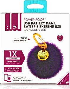 Powerbank Buqu Power Poof 2500 mAh Fioletowy 4