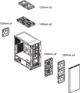 Obudowa Thermaltake V200 TG Black Window (CA-1K8-00M1WN-00) 19