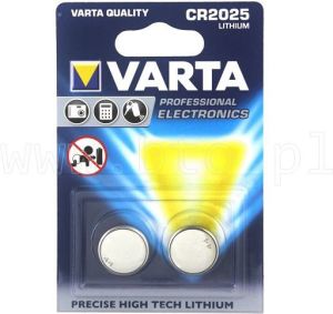Varta Bateria Electronics CR2025 170mAh 2 szt. 1