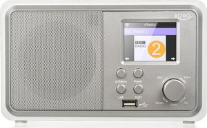 Radio Xoro Xoro HMT, Internet Radio 300 (White, WiFi, Bluetooth, USB, jack) 1