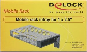Delock Tacka mobilnej szafy rack SATA/SAS HDD/SSD 2.5″ (47229) 4