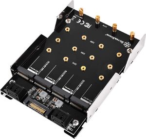 Kieszeń SilverStone 4x M.2 SATA - SATA 3 SDP11 (SST-SDP11) 1