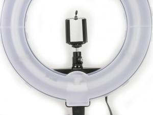 Lampa pierścieniowa Massa 75w + Statyw 230cm + Dyfuzor / Do Makijażu 7