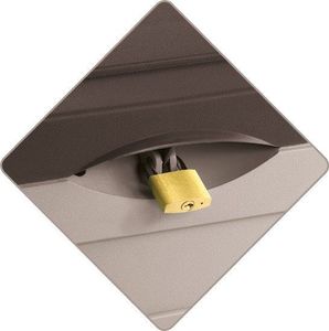 Skrzynia ogrodowa EDA 310 l Brąz 3