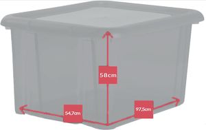 Skrzynia ogrodowa EDA Baya 250 l Antracyt 4