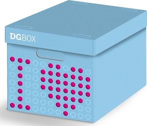 Lavatelli Pudełko kartonowe personalizowane DGBOX-NIEBIESKIE uniwersalny 1