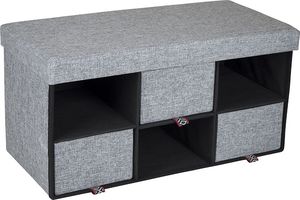 Urban Outdoor Pufa z 3 szufladami Barnet uniwersalny 1