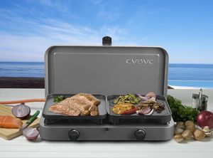 Cadac Płyta BBQ do kuchenki 2 - palnikowej STOVE uniwersalny 3