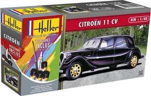 Heller Citroen 11 CV zestaw z farbami Heller 56159 uniwersalny 1