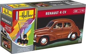 Heller Renault 4 CV zestaw z farbami Heller 56174 uniwersalny 1