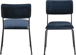 Actona Krzesło Cornelia VIC Navy Blue uniwersalny 2