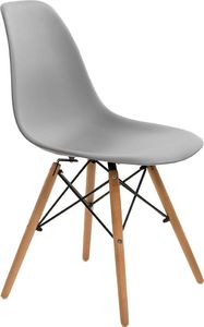 Simplet Krzesło Simplet P016W basic szare uniwersalny 1