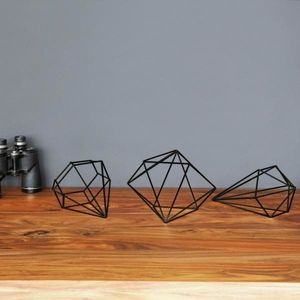 Umbra Dekoracja ścienna Prisma Black uniwersalny 4