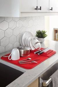 Umbra Suszarka do naczyń Udry czerwona uniwersalny 2