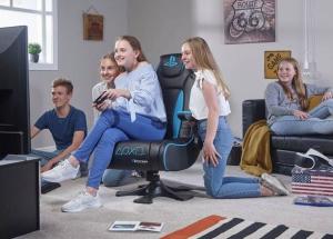 Fotel X Rocker X Rocker Genesis Gaming Chair 2.1 - black/blue 6