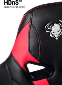 Fotel Diablo Chairs X-RAY Kids Size S czerwony 6