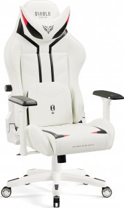 Fotel Diablo Chairs X-RAY Normal Size L Biało-czarny 1