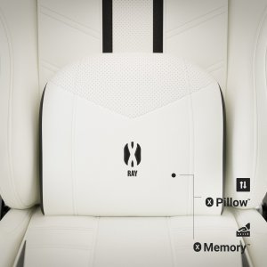 Fotel Diablo Chairs X-RAY Normal Size L Biało-czarny 8