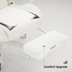 Fotel Diablo Chairs X-RAY Normal Size L Biało-czarny 12