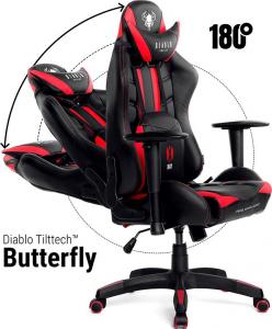 Fotel Diablo Chairs X-RAY L Czarno-czerwony 4