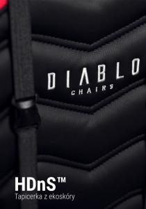 Fotel Diablo Chairs X-RAY L Czarno-czerwony 7