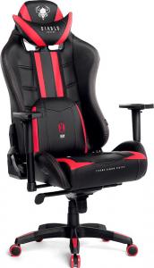 Fotel Diablo Chairs X-RAY King Size XL Czarno-Czerwony 1