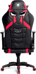 Fotel Diablo Chairs X-RAY King Size XL Czarno-Czerwony 4