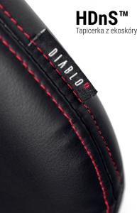 Fotel Diablo Chairs X-RAY King Size XL Czarno-Czerwony 8