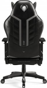 Fotel Diablo Chairs X-Ray 2.0 King Size, Czarno-szary, XL 4