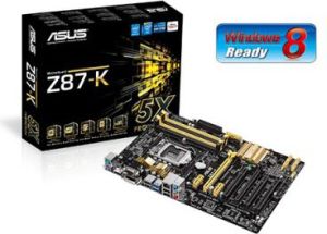 Płyta główna Asus Z87-K (2xPCX/VGA/DZW/GLAN/SATA3/USB3/RAID/DDR3/CROSSFIRE) 1