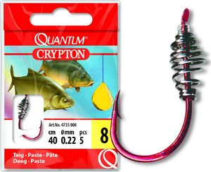 Quantum #8 Przypon Crypton Pasta czerwony 0,22mm 40cm 5szt (4735008) 1