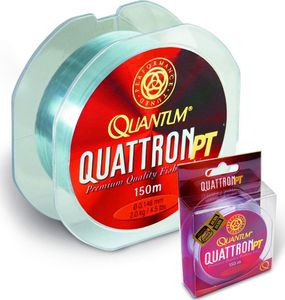 Quantum Ø0,202mm Quattron PT 150m 3,85kg,8,40lbs przezroczysta (2301020) 1